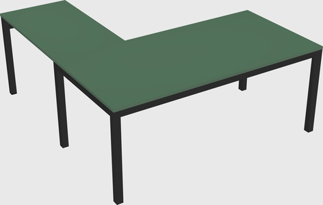 L-shaped desk