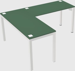 L-shaped desk