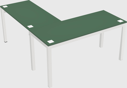 L-shaped desk