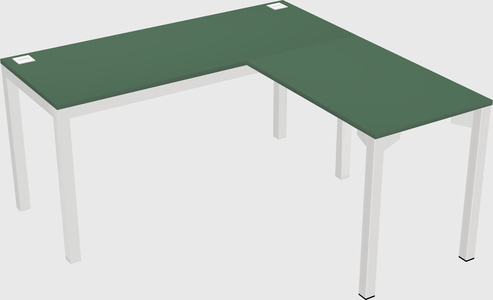 L-shaped desk