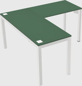 L-shaped desk