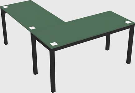 L-shaped desk