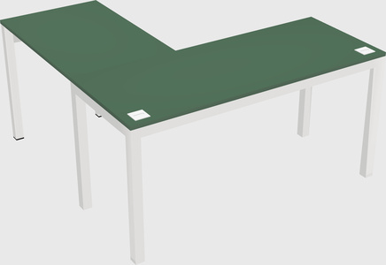 L-shaped desk