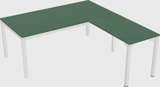 L-shaped desk