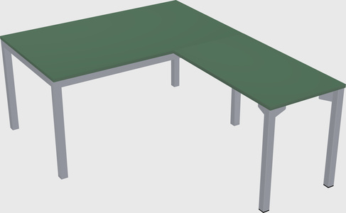 L-shaped desk