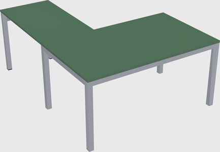L-shaped desk