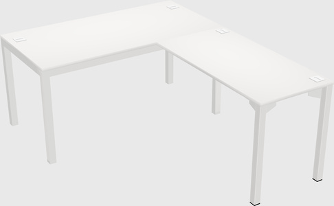 L-shaped desk