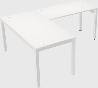 L-shaped desk