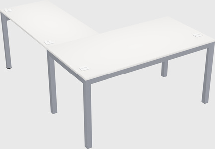 L-shaped desk