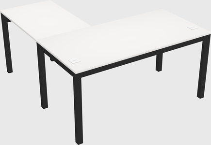 L-shaped desk