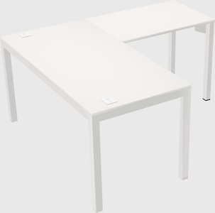 L-shaped desk