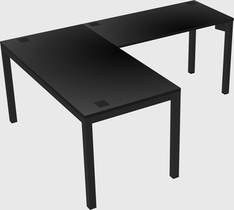 L-shaped desk