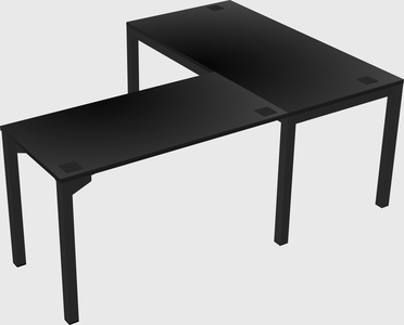 L-shaped desk