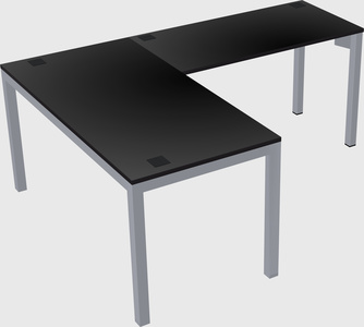 L-shaped desk