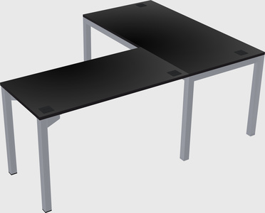 L-shaped desk