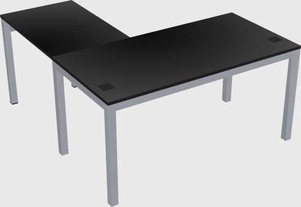L-shaped desk