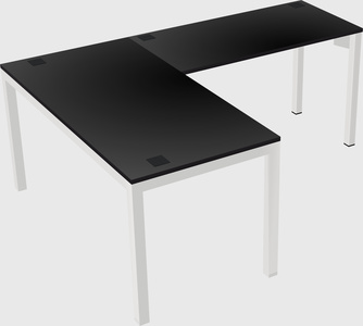 L-shaped desk