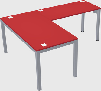 L-shaped desk