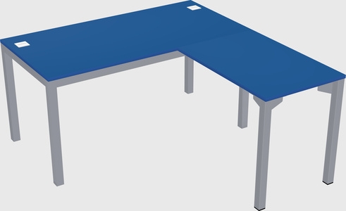 L-shaped desk