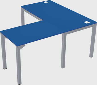 L-shaped desk