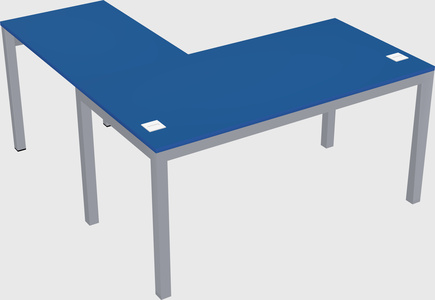 L-shaped desk