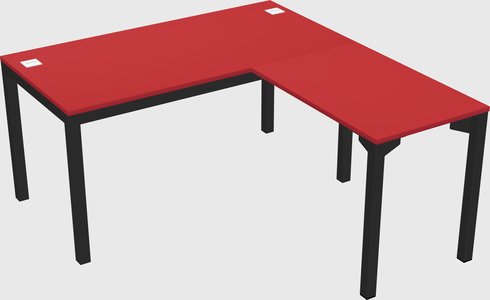 L-shaped desk
