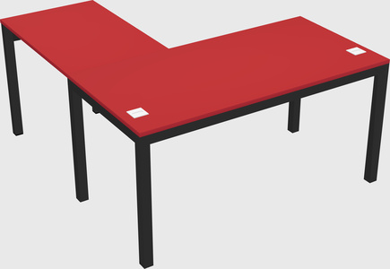 L-shaped desk