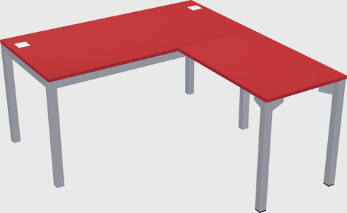 L-shaped desk