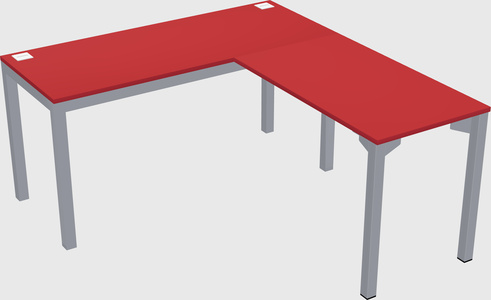 L-shaped desk