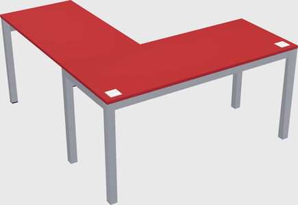 L-shaped desk