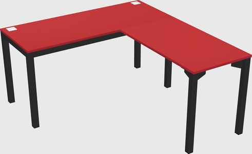 L-shaped desk