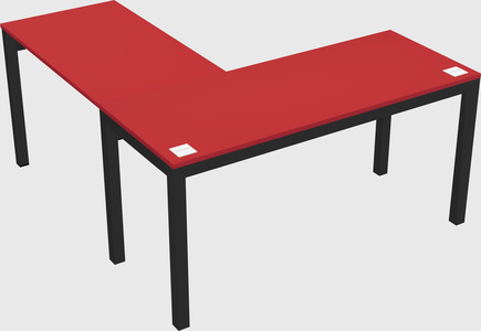 L-shaped desk