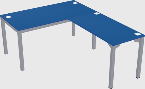 L-shaped desk