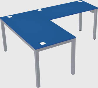 L-shaped desk