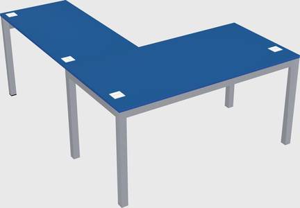 L-shaped desk