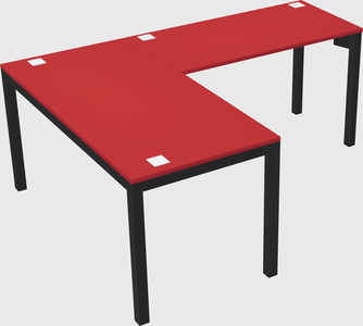 L-shaped desk