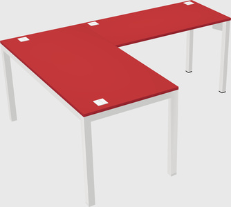 L-shaped desk