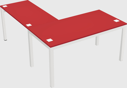 L-shaped desk