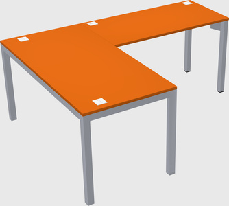 L-shaped desk
