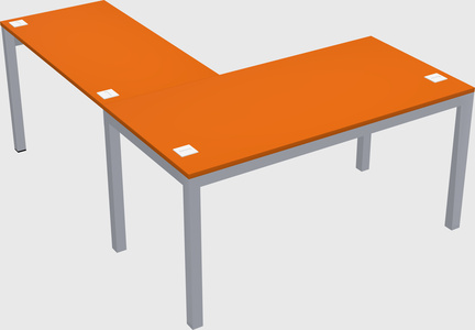 L-shaped desk