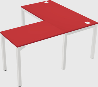 L-shaped desk