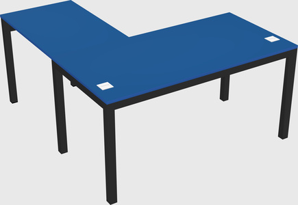 L-shaped desk