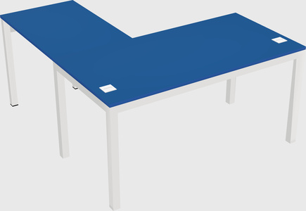L-shaped desk