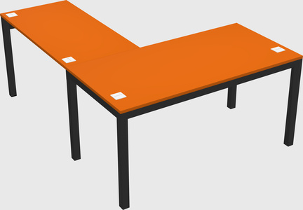 L-shaped desk