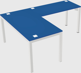 L-shaped desk