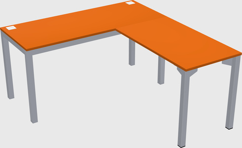 L-shaped desk