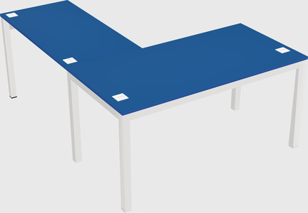 L-shaped desk