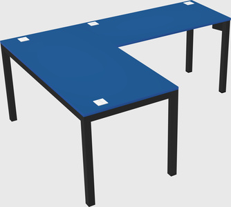 L-shaped desk