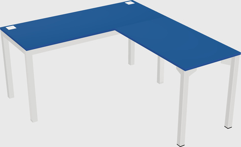 L-shaped desk
