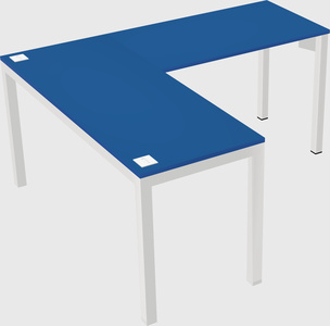 L-shaped desk
